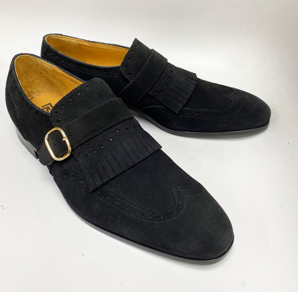 Ugo Vasare Suede Loafer - Black