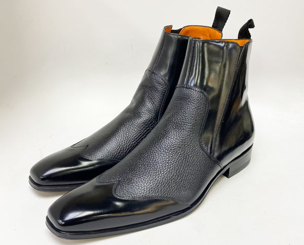 Mezlan Deerskin Boot - Black