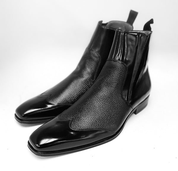 Mezlan Deerskin Boot - Black