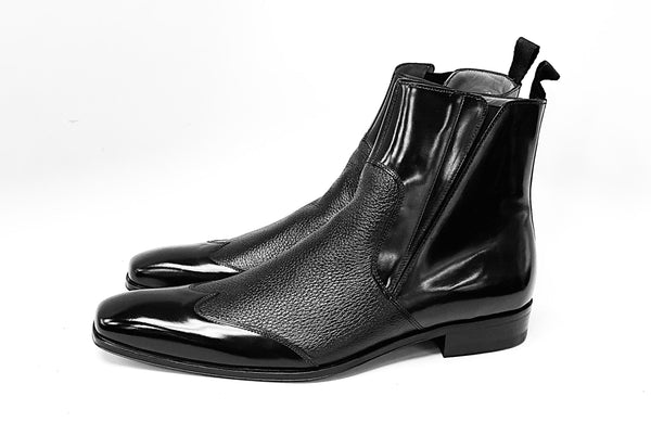Mezlan Deerskin Boot - Black