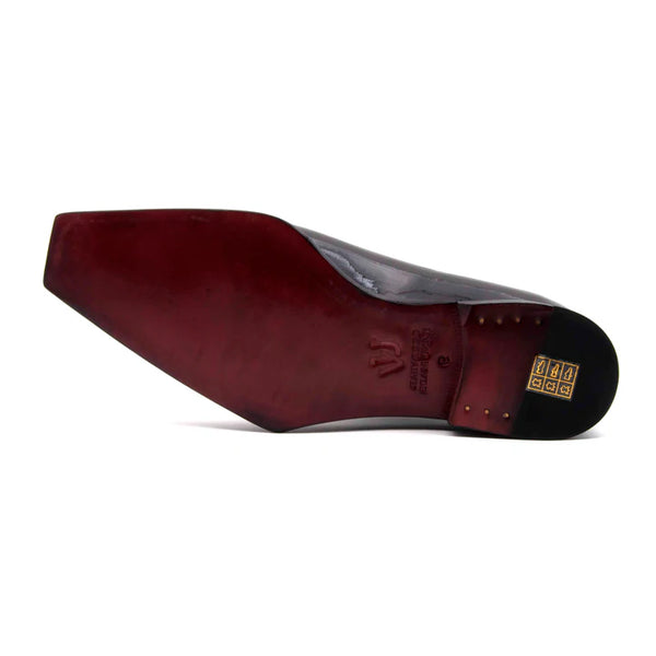 Ugo Vasare "Jason Spade" Patent Leather Lace-Up Oxford Black