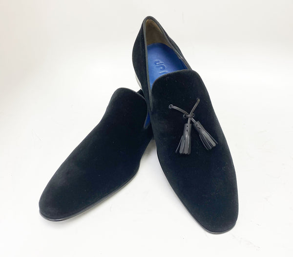 Jean Pierre Velvet Loafer - Black