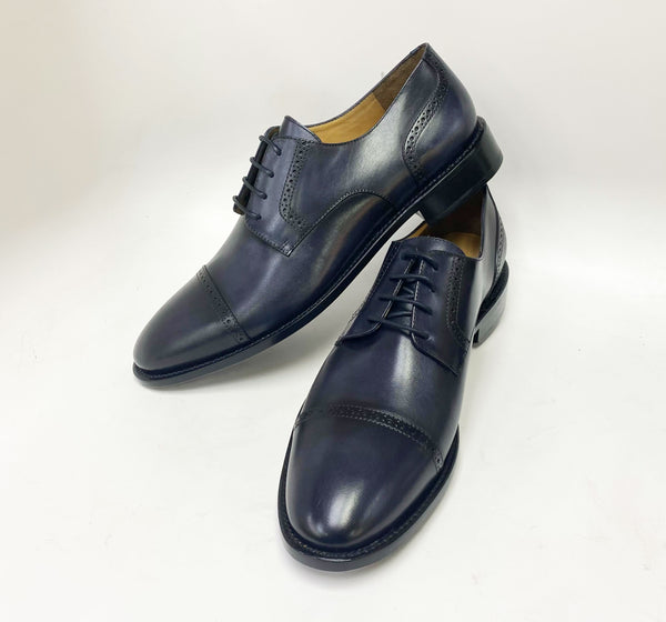 Jean Pierre Calfskin Oxford - Charcoal