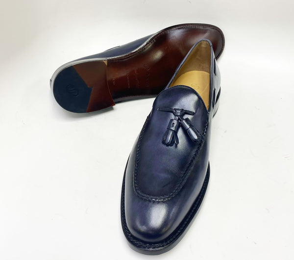 Jean Pierre Calfskin Loafer - Charcoal
