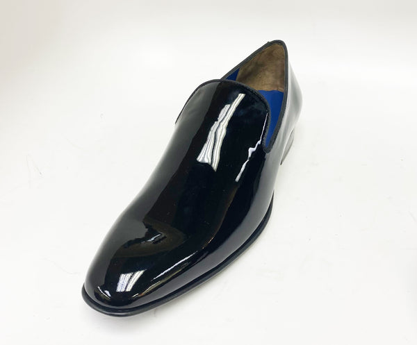 Jean Pierre Shiny Calfskin Loafer - Black