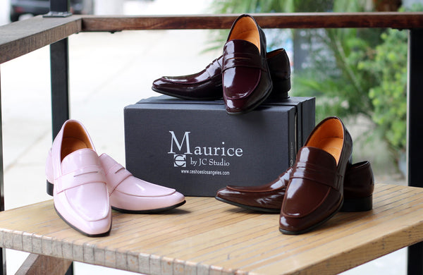 C&E Shoes Patent Loafer - Brown