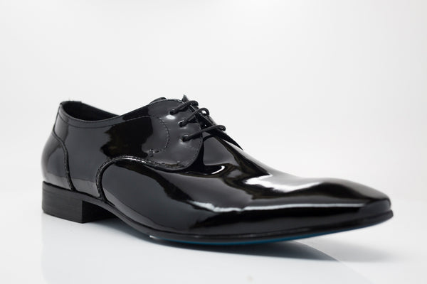 Carrucci Patent Leather Oxford - Black