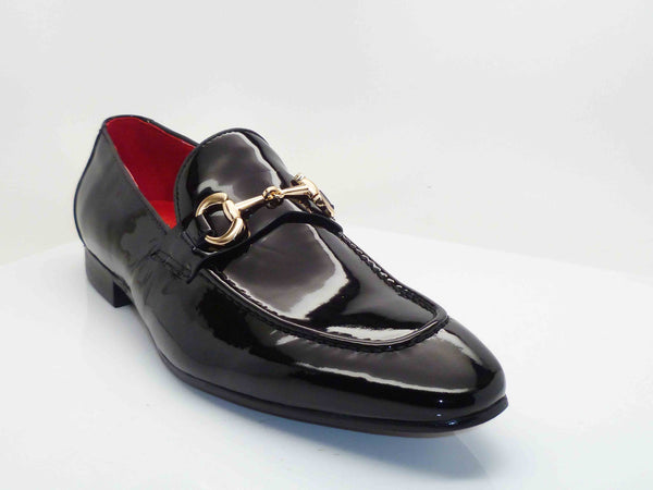 Maurice Shiny Calfskin Loafer - Black