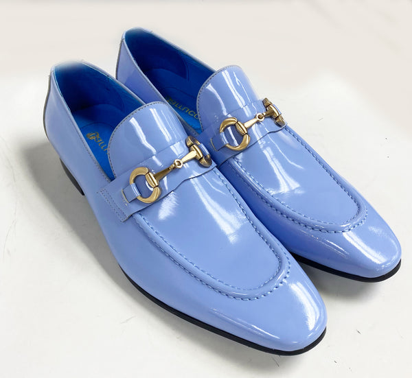 Maurice Calfskin Loafer - Periwinkle/Blue