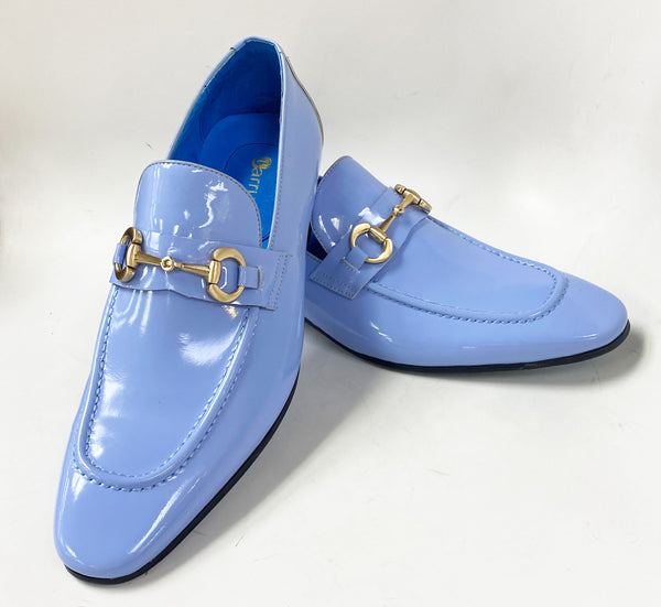Maurice Calfskin Loafer - Periwinkle/Blue
