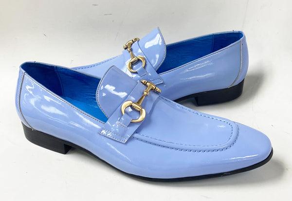 Maurice Calfskin Loafer - Periwinkle/Blue