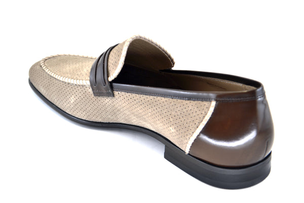 Corrente Loafer Suede - Taupe