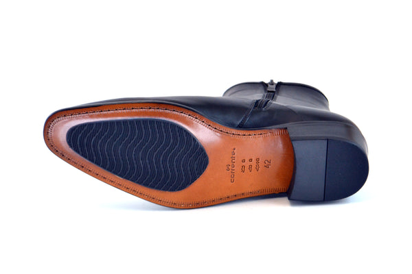 Corrente Burnished Calfskin Boot - Black