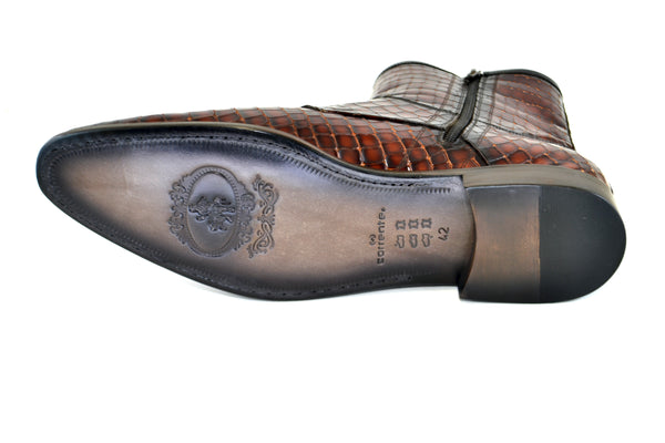 Corrente Calfskin Boot - Brown