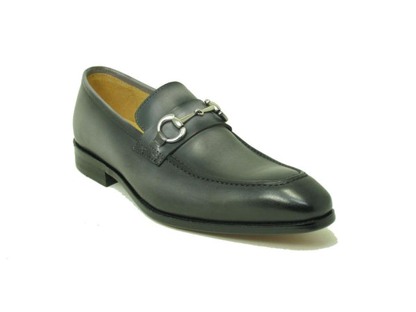 Carrucci Calfskin Loafer - Grey
