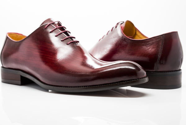 Maurice Leather Oxford - Burgundy