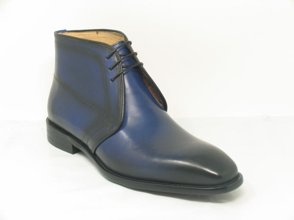 C&E Shoes Chukka Boot Calfskin Blue