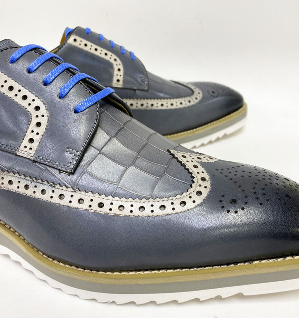 Maurice Calfskin Oxford - Grey