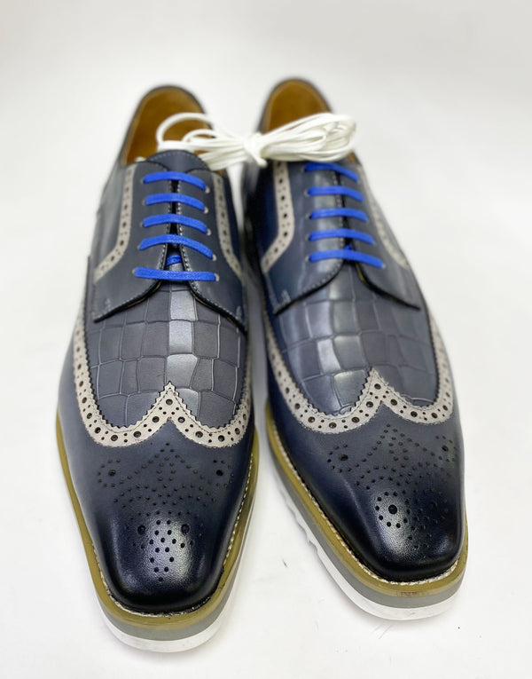 Maurice Calfskin Oxford - Grey