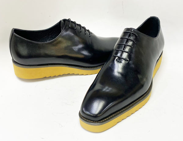 Carrucci Calfskin Oxford - Black