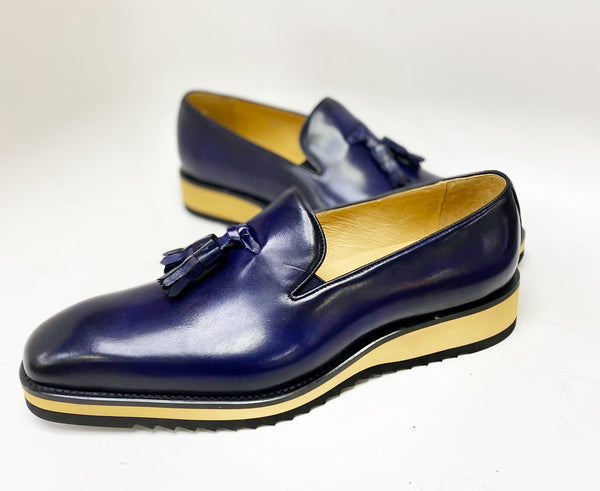 Carrucci Calfskin Oxford - Black