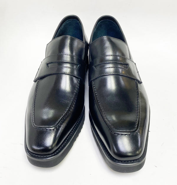 Maurice Calfskin Penny Loafer - Black