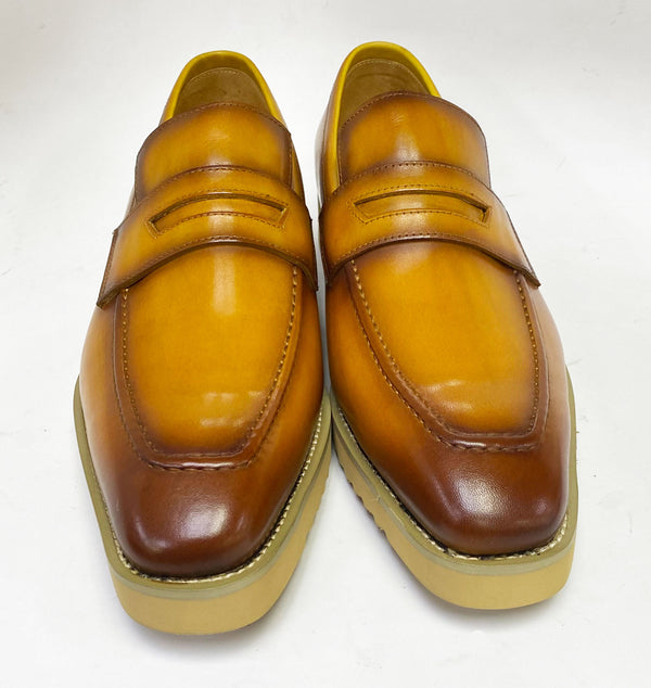Maurice Calfskin Penny Loafer - Cognac