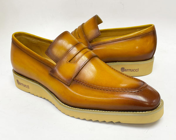 Maurice Calfskin Penny Loafer - Cognac