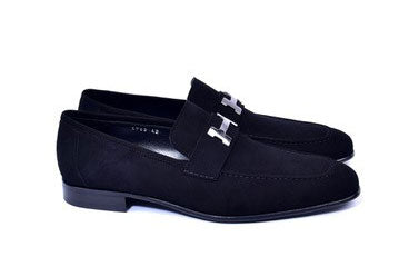 Corrente Suede Loafer - Black