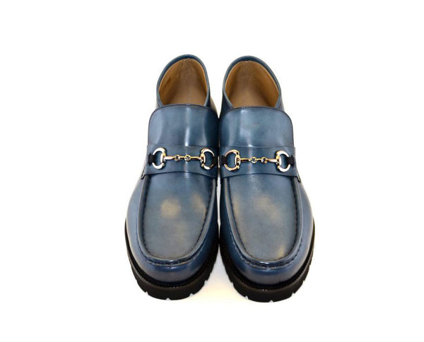 Corrente Calfskin Boot - Ocean/Blue