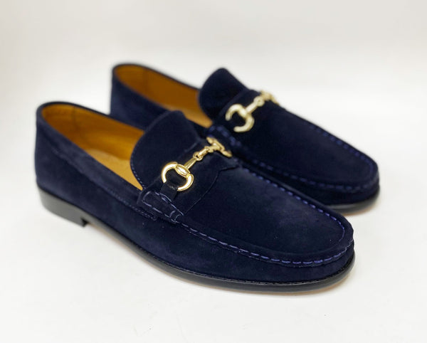 Pelle Suede Loafer - Navy