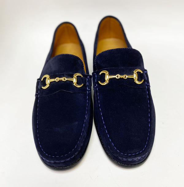 Pelle Suede Loafer - Navy