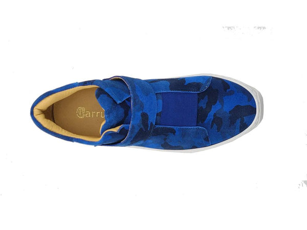 C&E Camoflage Suede Sneaker - Blue