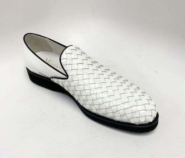 C&E Shoes Calfskin Loafer - Bone