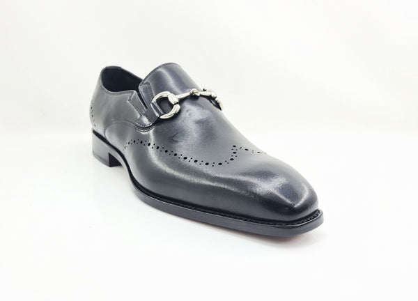 C&E Shoes Calfskin Shoe - Black