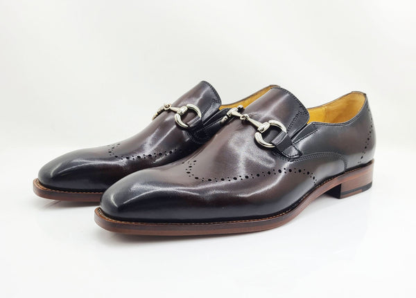 C&E Shoes Calfskin Shoe - Chestnut