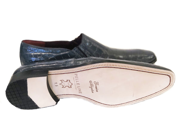 Pelle Exotics Bellini Alligator Loafer - Grey