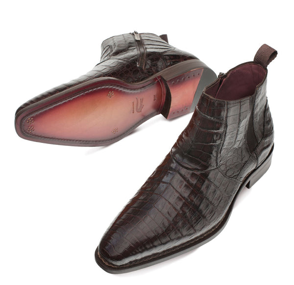 Mezlan Blackmore Crocodile Boot - Brown