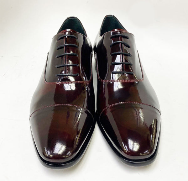 Corrente Cordovan Leather Oxford - Burgundy