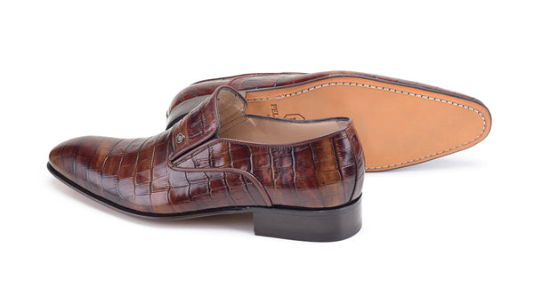 Corrente Shoes Calfskin Loafer - Brown
