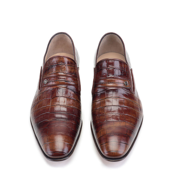 Corrente Shoes Calfskin Loafer - Brown