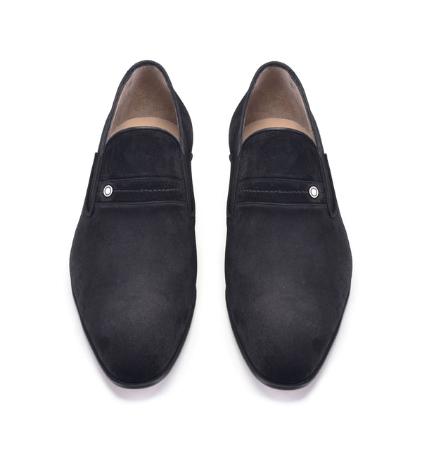 C&E Velvet Loafer - Black