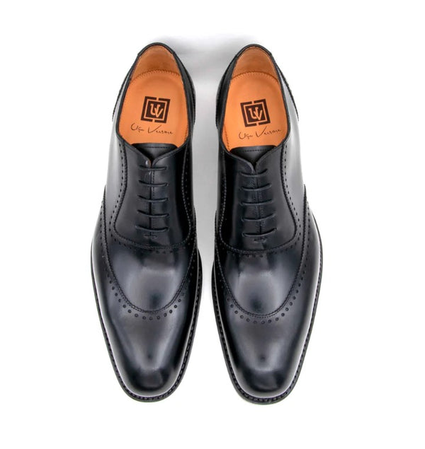 Ugo Vasare Charlton Calfskin Oxford - Black