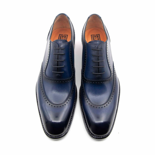 Ugo Vasare Charlton Calfskin Oxford - Navy