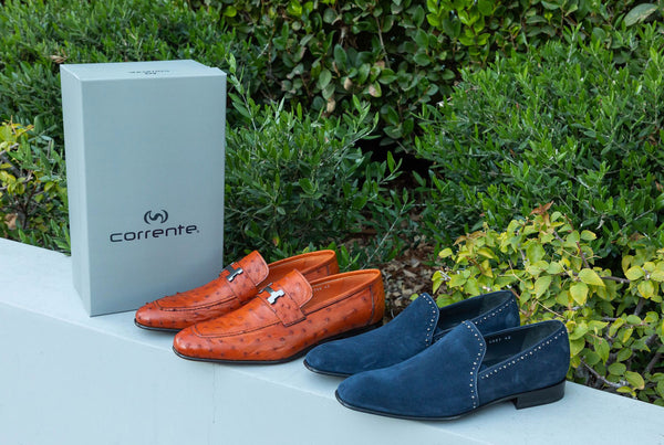Corrente Ostrich Loafer - Brandy