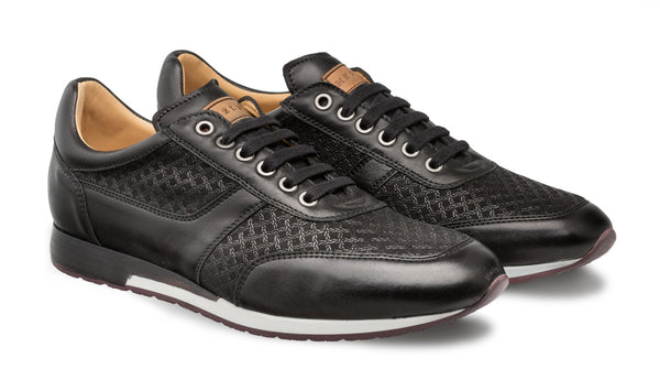 Mezlan Maxim Suede Sneaker - Black