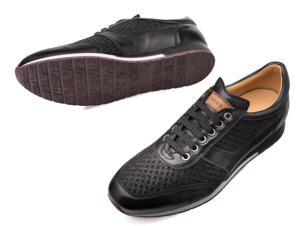 Mezlan Maxim Suede Sneaker - Black