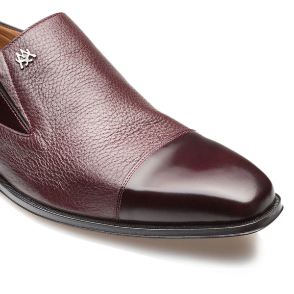 Mezlan Milani Deerskin Shoe - Burgundy