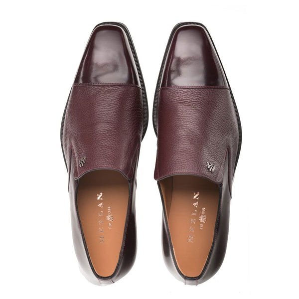 Mezlan Milani Deerskin Shoe - Burgundy