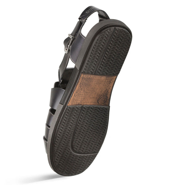 Mezlan Fisherman Sandal - Black
